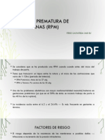Rotura Prematura de Membranas (RPM)