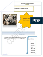 Insert & Page Layout Tab in Word File