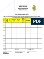 Marikina High School Senior High School Department Work Immersion Program