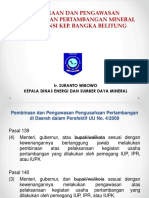 PEMBINAAN DAN PENGAWASAN PERTAMBANGAN MINERAL Di Kep. Bangka Belitung - 1
