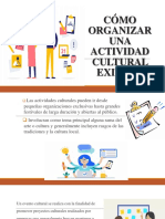 Cómo Organizar Una Actividad Cultural Exitosa