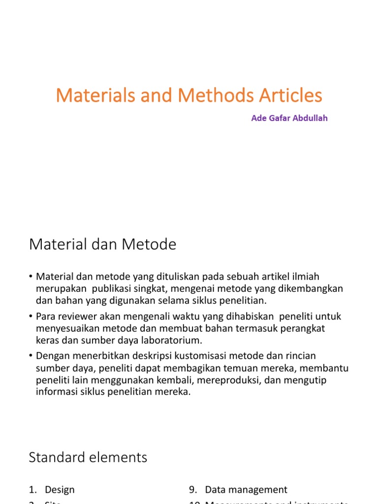 Materials and Methods PDF Interview Bali