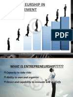 Entrepreneurship in Management