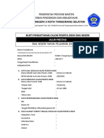 Formulir Pendaftaran Prestasi