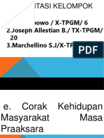 Corak Kehidupan Masa Praaksara