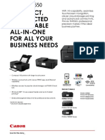 Canon PIXMA TS9550 Brochure