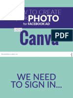 How to Create Quick Facebook Ad Photo in Canva