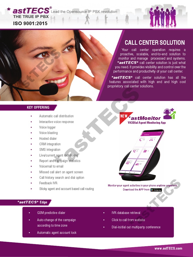 Call Center Dialer Brochure | PDF | Call Centre | Voice Over Ip