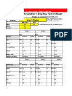 Iron Revolution 3 Day Raw Powerlifting Program