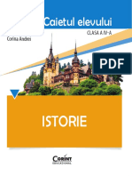 Caiet Istorie Cls 4 PDF