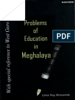 Problems of Education in Meghalaya (UR Bhowmik)