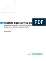 Electric Buses Arrive on Time