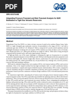 SPE-185376-MS Integrating Pressure Transient and Rate Transient Analysis For EUR Estimation in Tight Gas Volcanic Reservoirs