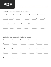 Entrance Test For Grade 1