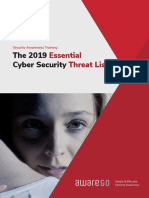 The 2019 Cyber Security: Essential Threat List
