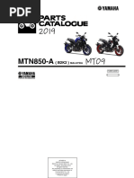 Parts Catalogue - Yamaha MT 09