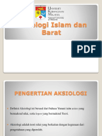 Aksiologi Islam dan Barat