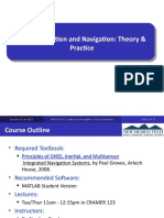 EE 570: Location and Navigation: Theory & Practice