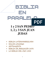 Biblia en Paralelo 1 y 2 San Pedro - 1,2,3 San Juan Judas