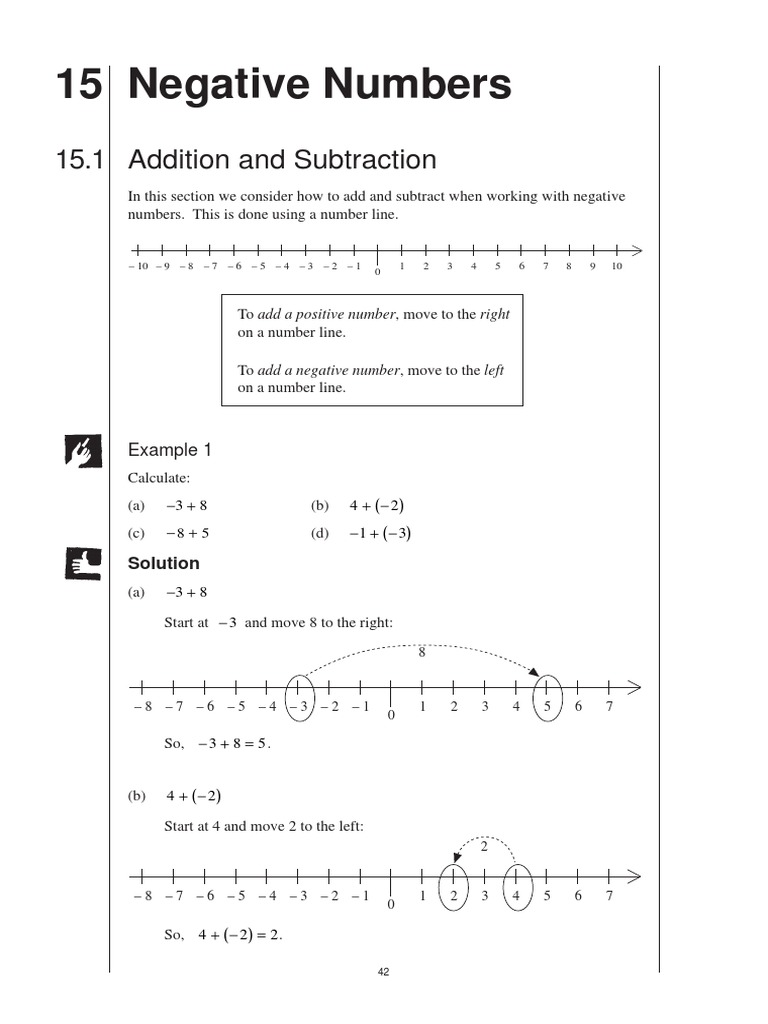 Negative Numbers Operations Worksheet | PDF | Multiplication | Arithmetic