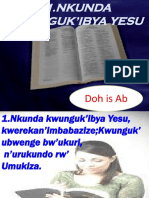 61.nkunda Kunguka Ibya Yesu