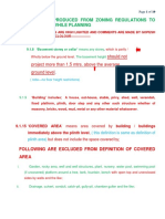 Selected and Reproduced From Zoning Regulations To Easy Referencce While Planning