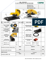 DRL - Project Check List For Metal Cutting Machine: .RPM .RPM