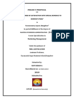 " A Study Customer of Satisfaction With Special Refrence To Domino'S Pizza" in Kumarswamy Layout, Bangalore"