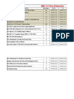 Time Estimation BED 1 - 6