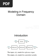 Modeling in Frequency Domain