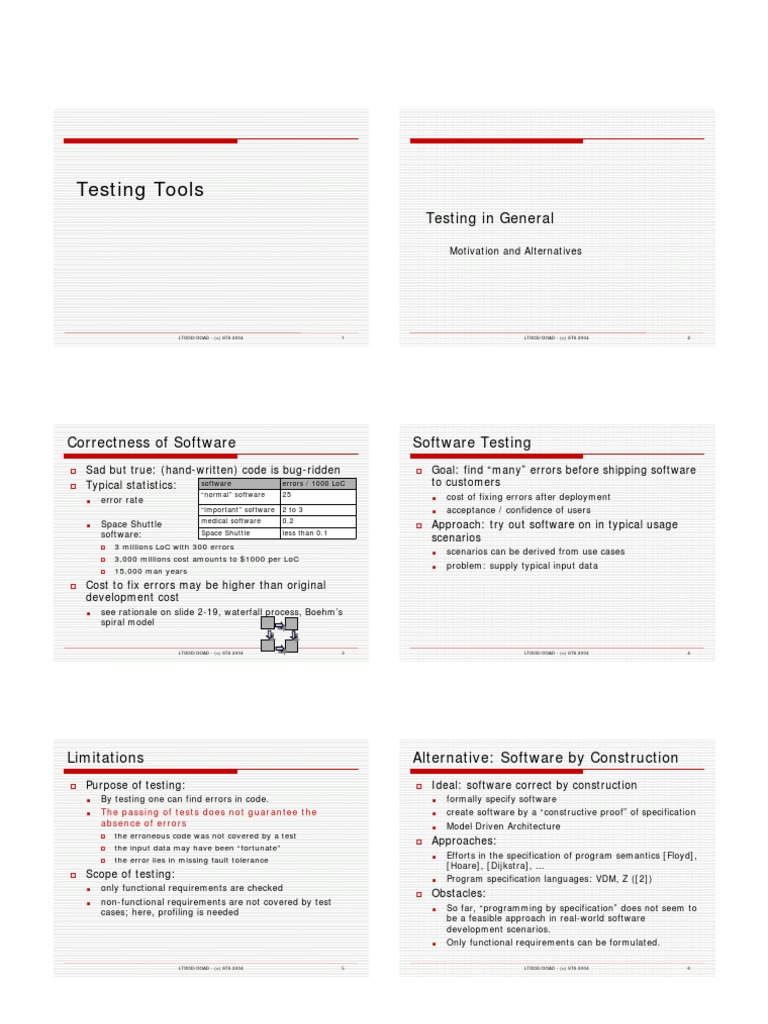 12 - Testing Tools | PDF