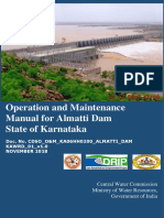 Model O&M Manual For Almatti Dam