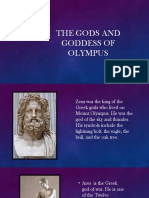 The Gods and Goddess of Olympus