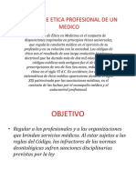 Codigo de Etica Profesional de Un Medico