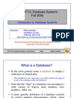 COP 4710: Database Systems Fall 2006