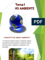 Tema1 El Medio Ambiente