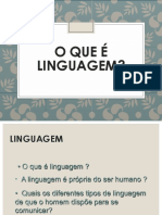 o Que é Linguagem