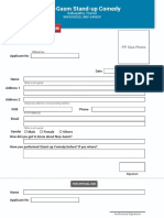Audition Form PDF