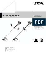 STIHL FS 91 91 R Owners Instruction Manual