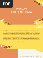 Exercise 3 Phylum Coelenterata