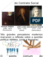 As Teorias Contratualistas - Hobbes, Locke e Rousseau