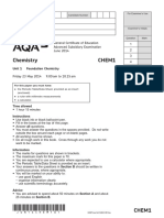 Aqa Chem1 QP Jun14 PDF