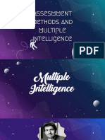 Assesmment Methods and Multiple Intelligence