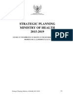 Ministry of Health Strategic Plan 2015-2019The provided title "TITLE Ministry of Health Strategic Plan 2015-2019