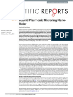 Hybrid Plasmonic Microring Nano-Ruler: Jing Du & Jian Wang
