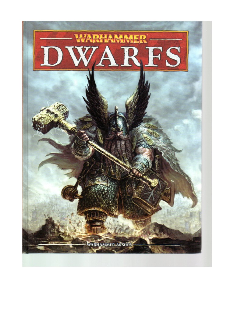 Warhammer Fantasy Battles Army Book Hard Cover & Sealed Dwarfs 8th Ed. 
