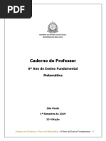AAP - Recomendações de Matemática - 6º Ano Do Ensino Fundamental