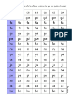 Colorea Las Sílabas Del Modelo PDF