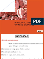 Aula 1 - Introdução à Tecnologia de Carnes e Derivados