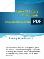 The Types of Luxury Apartments